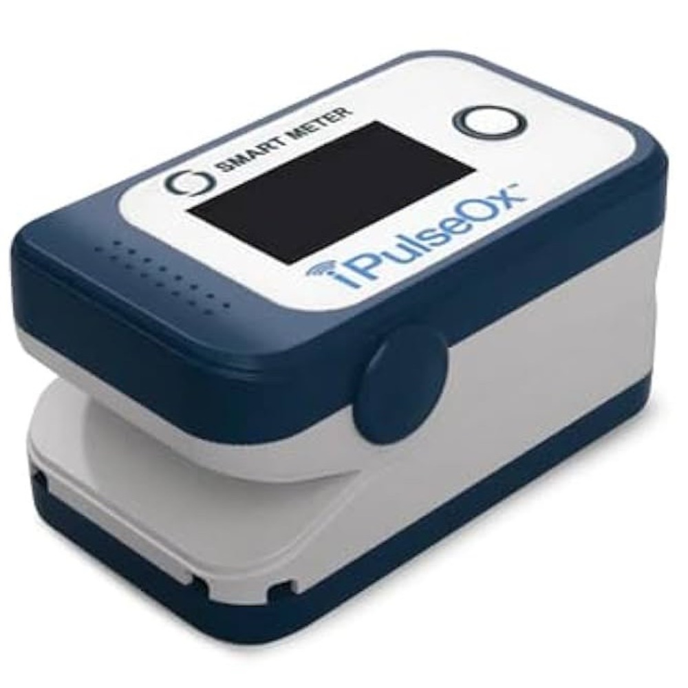 iPulseOx Fingertip Cellular Connected Check Pulse Oxygen Oximeter Smart Meter